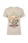 Coco Cantina Biker Tee Taupe