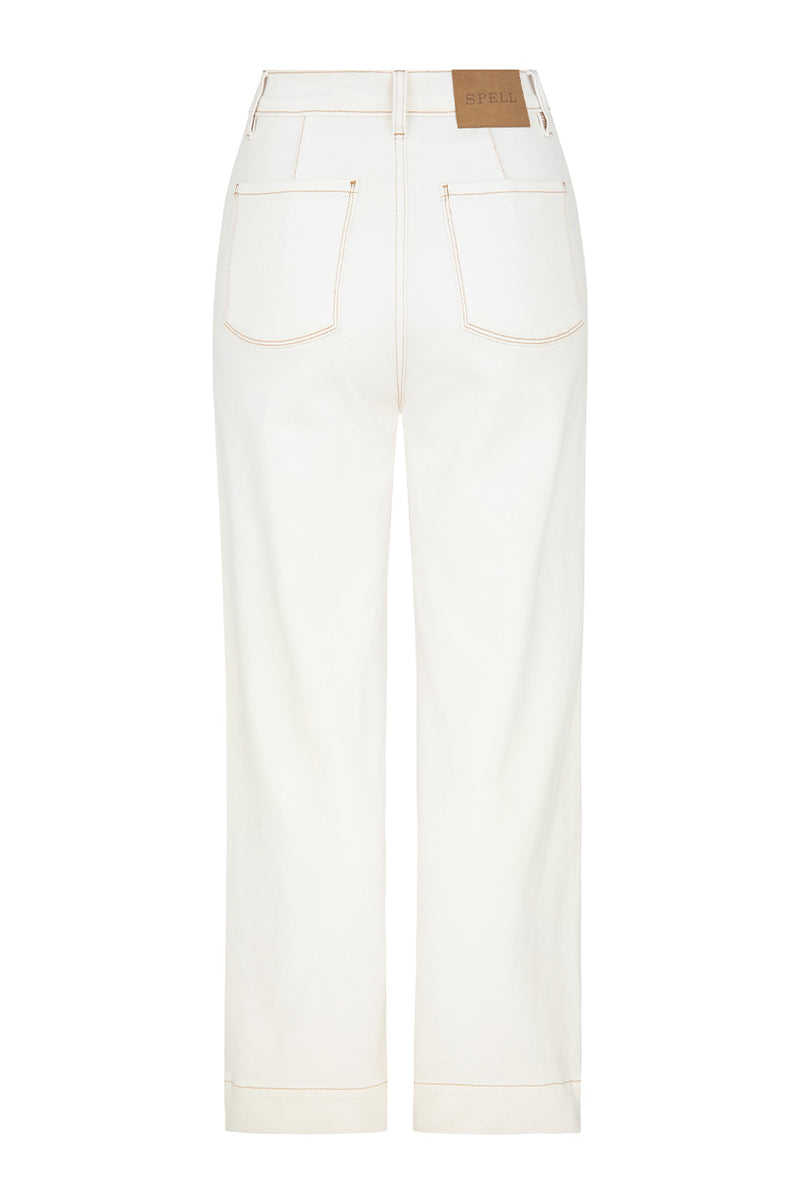 Eve Denim Cropped Jeans Salt