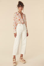Eve Denim Cropped Jeans Salt