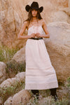 Love in the Afternoon Lace Maxi Dress Rose Water