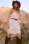 Love in the Afternoon Lace Maxi Dress Rose Water