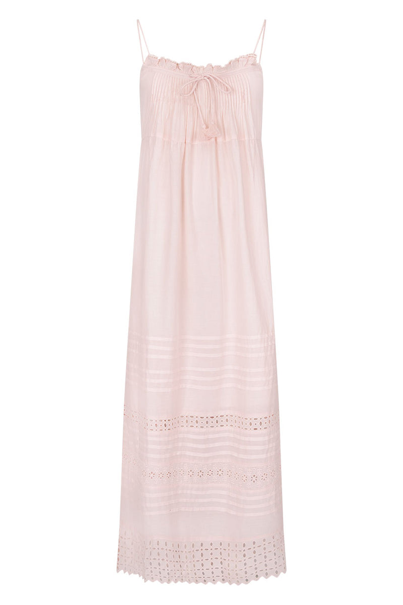 Love in the Afternoon Lace Maxi Dress Rose Water