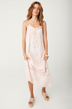 Love in the Afternoon Lace Maxi Dress Rose Water