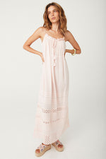 Love in the Afternoon Lace Maxi Dress Rose Water