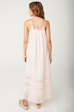 Love in the Afternoon Lace Maxi Dress Rose Water