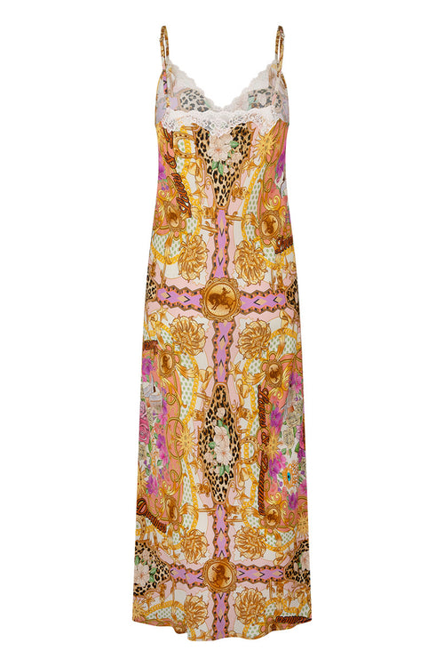 Lovers & Dreamers Strappy Maxi Dress Champagne Peach