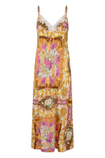 Lovers & Dreamers Strappy Maxi Dress Champagne Peach