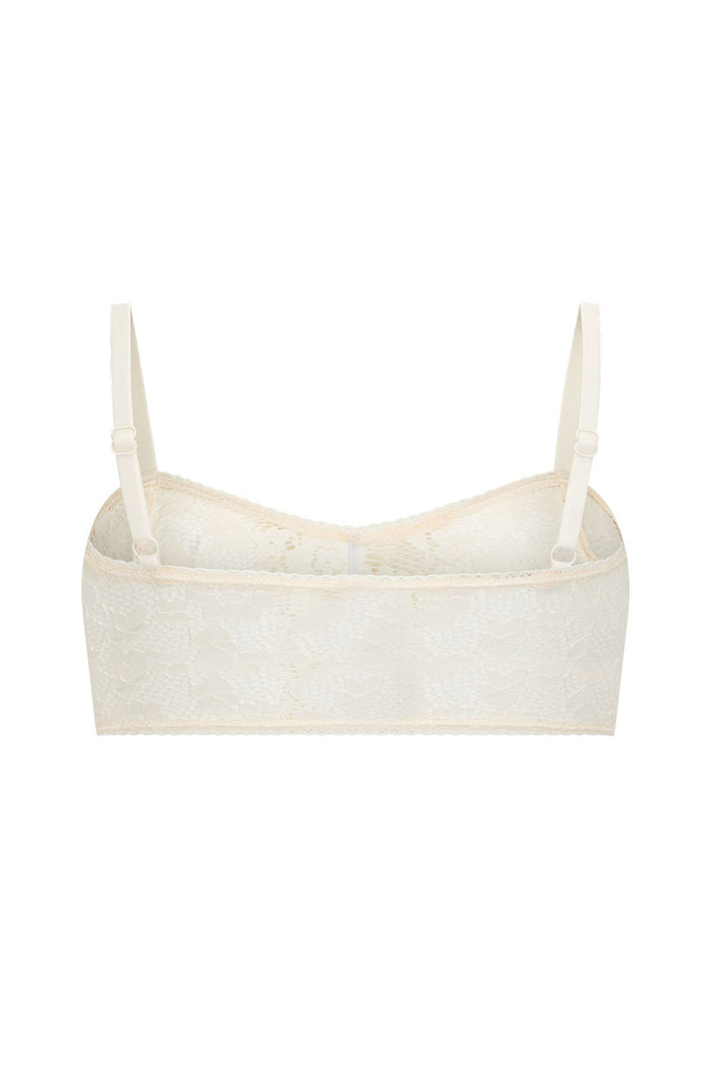 Lux Lisbon Lace Bralette Vintage Cream