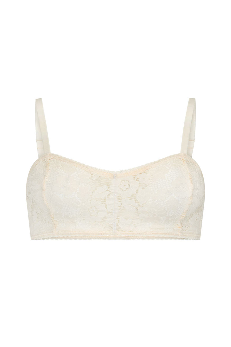 Lux Lisbon Lace Bralette Vintage Cream