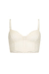 Lux Lisbon Lace Bustier Vintage Cream