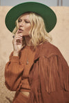 Rider Suede Tassel Jacket Tobacco
