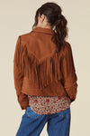 Rider Suede Tassel Jacket Tobacco