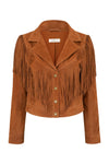 Rider Suede Tassel Jacket Tobacco