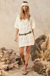 Siesta Mini Dress White Sand