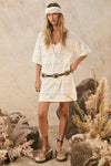 Siesta Mini Dress White Sand
