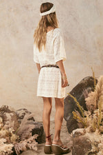 Siesta Mini Dress White Sand