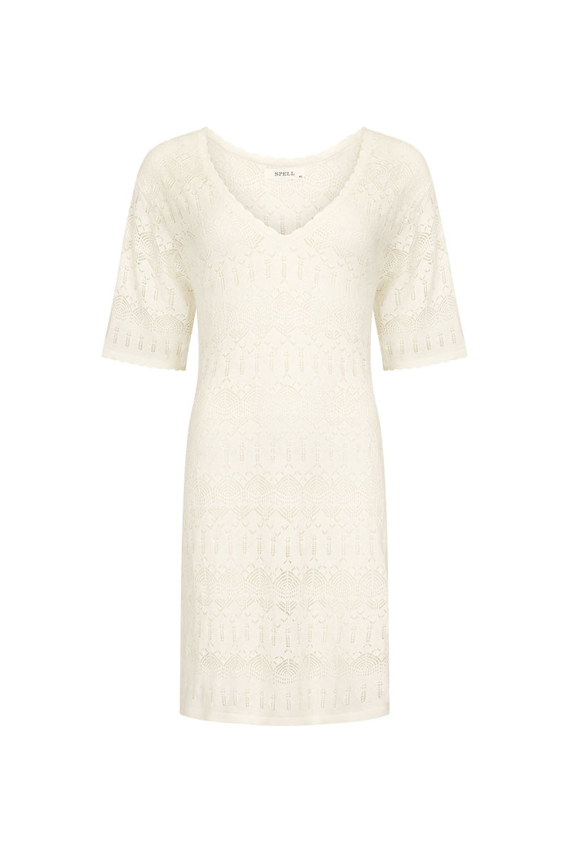 Siesta Mini Dress White Sand