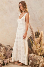 Siesta Maxi Dress White Sand