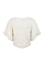 Free Love Lace Crop Vintage Cream