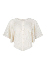 Free Love Lace Crop Vintage Cream