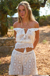 Yaya Lace Cami Antique White
