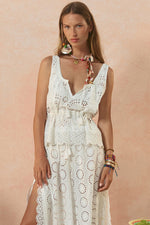 Yaya Lace Cami Antique White