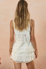 Yaya Lace Cami Antique White