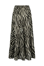 Zevra Peasant Skirt Washed Charcoal