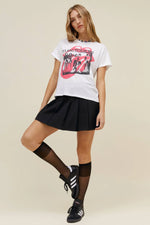 Rolling Stones Its Only Rock N Roll Solo Tee Bleach White