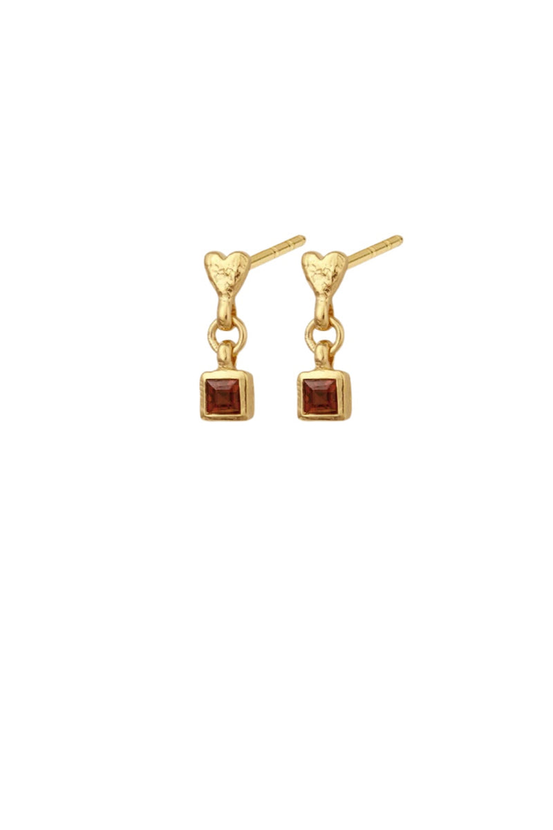 Eros Drop Studs Gold Vermeil