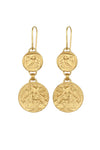 Mythos Earrings Gold Vermeil