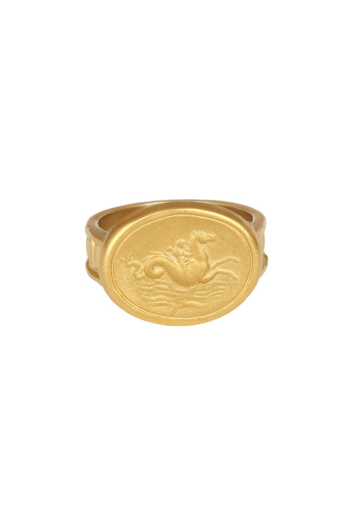 Poseidon Ring Gold Vermeil