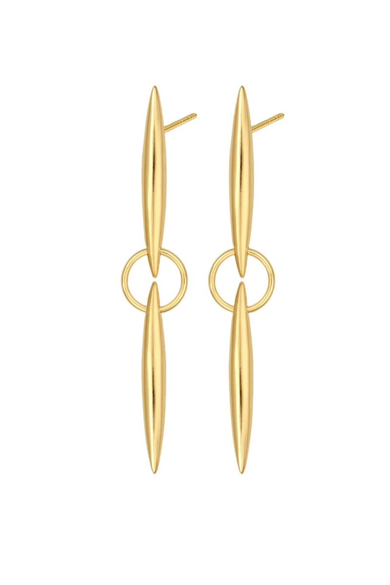 Quilla Earrings Gold Vermeil