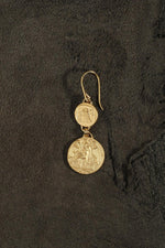 Mythos Earrings Gold Vermeil