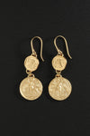 Mythos Earrings Gold Vermeil