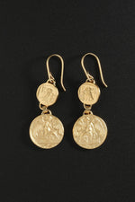 Mythos Earrings Gold Vermeil