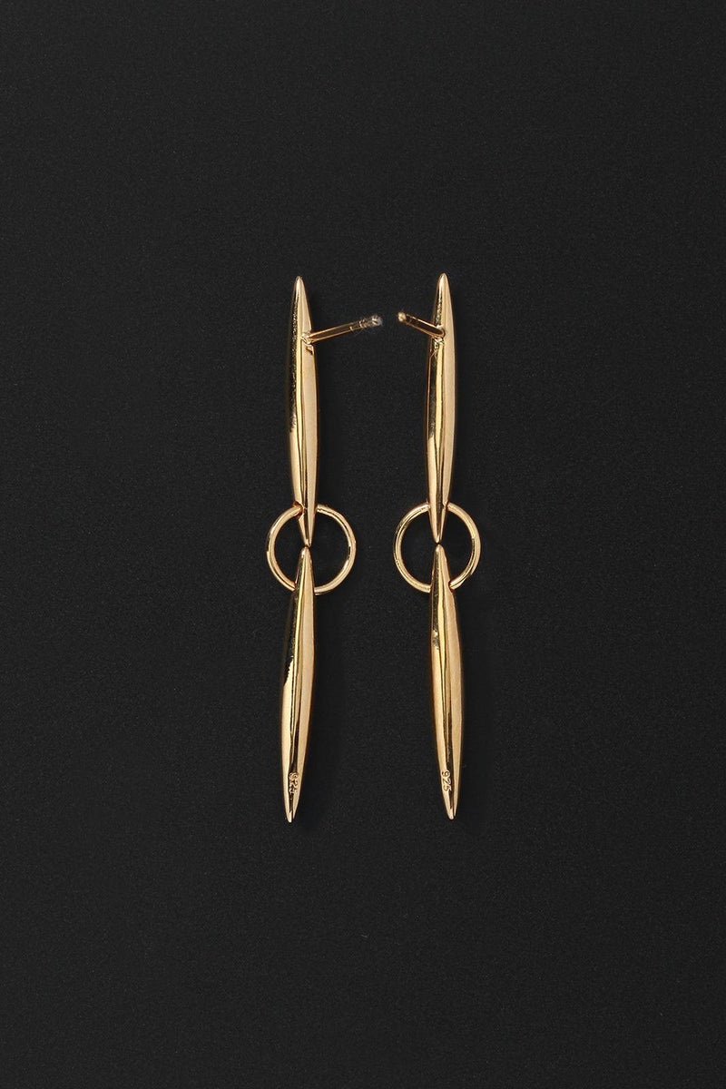 Quilla Earrings Gold Vermeil