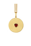 Venus Coin Necklace Gold Vermeil