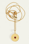 Venus Coin Necklace Gold Vermeil