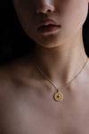 Venus Coin Necklace Gold Vermeil