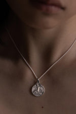 Guardian Angel Necklace Silver