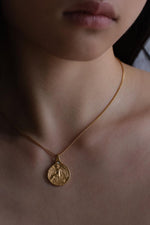 Guardian Angel Necklace Gold Vermeil