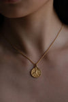 Guardian Angel Necklace Gold Vermeil