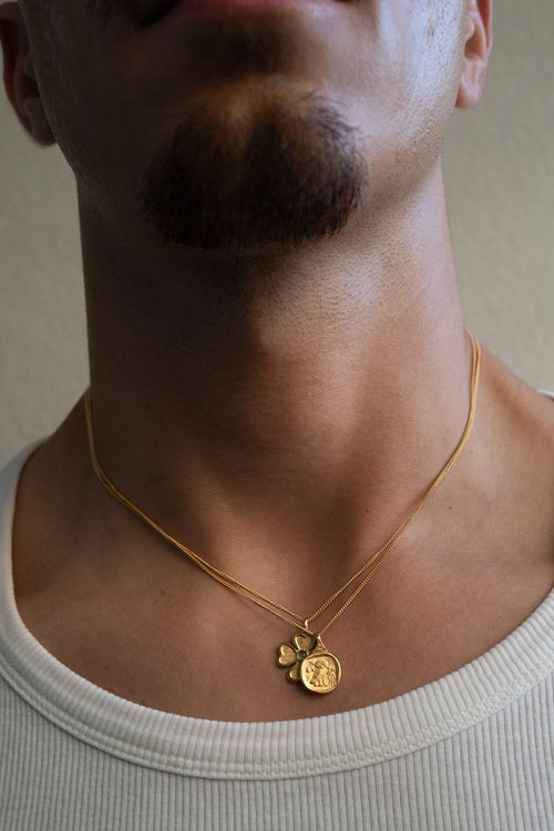 Palas Coin Necklace Gold Vermeil