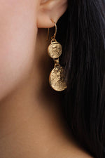 Mythos Earrings Gold Vermeil