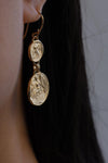 Mythos Earrings Gold Vermeil