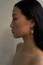 Palas Chandelier Earrings Gold Vermeil