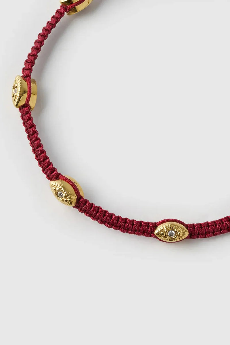 Third Eye Bracelet Burgundy