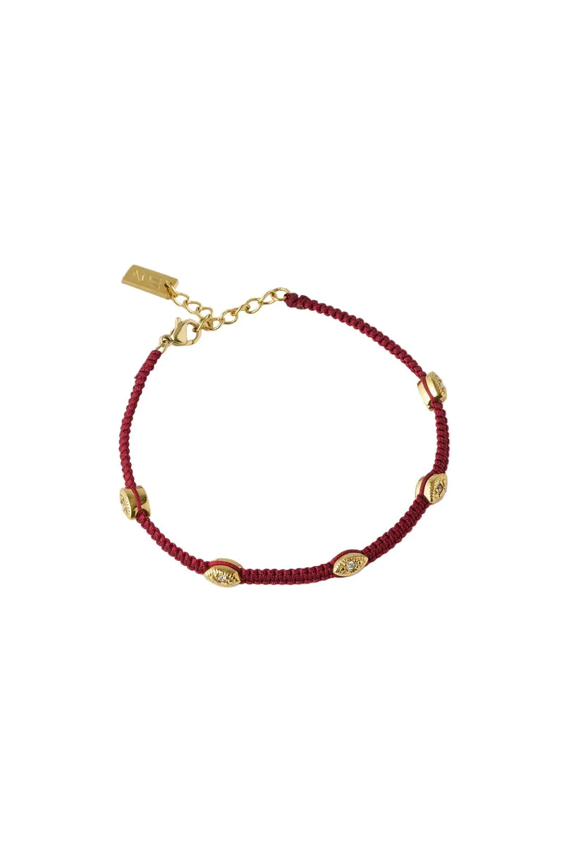 Third Eye Bracelet Burgundy