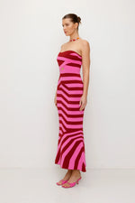 Aude Maxi Dress Berry